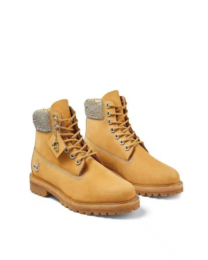 Jimmy Choo X Timberland 6-Inch Crystal Boots