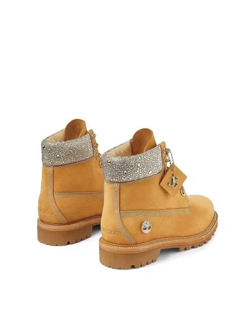 Jimmy Choo X Timberland 6-Inch Crystal Boots