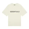 Essentials Men's Boxy T-Shirt Applique Logo Buttercream