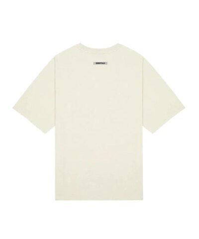 Essentials Men's Boxy T-Shirt Applique Logo Buttercream