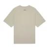 Essentials Boxy T-Shirt Applique Logo Olive/Khaki