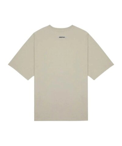 Essentials Boxy T-Shirt Applique Logo Olive/Khaki