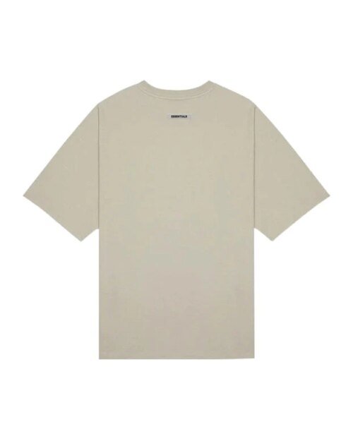 Essentials Boxy T-Shirt Applique Logo Olive/Khaki
