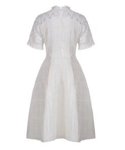 Shiatzy Chen Sequin Jacquard Midi Dress