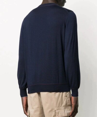 Brunello Cucinelli Slogan Crew-Neck Sweatshirt