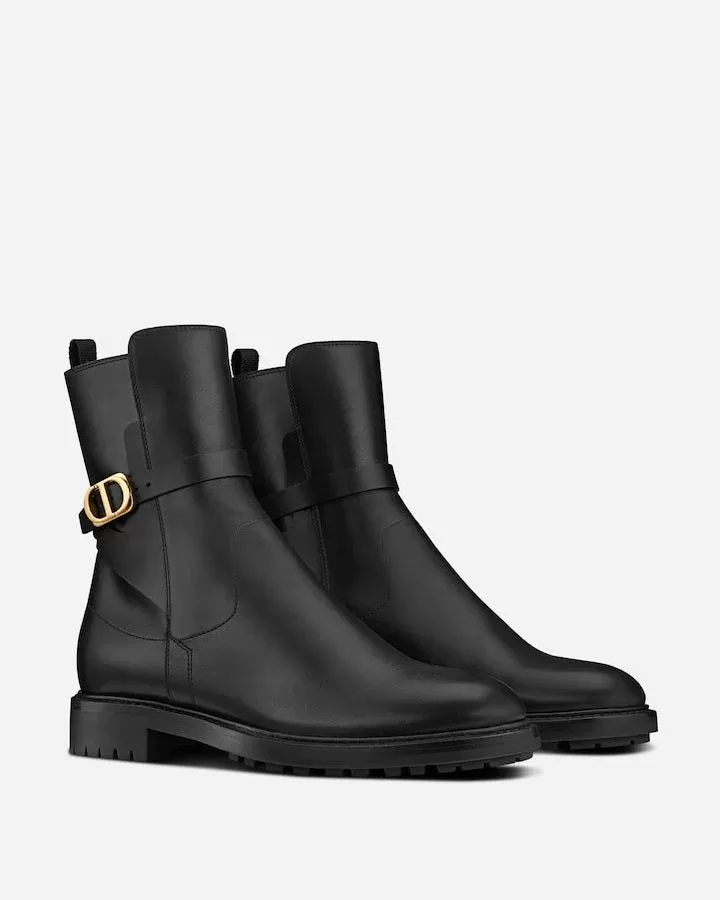 Dior Empreinte Ankle Boot Black Calfskin