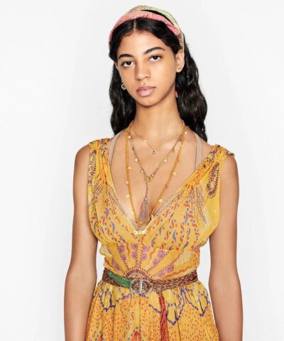 Dior In Lights Diortwin Square Scarf