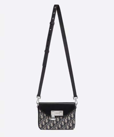 Dior Men's Oblique Jacquard Messenger Pouch