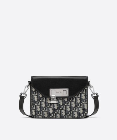 Dior Men's Oblique Jacquard Messenger Pouch