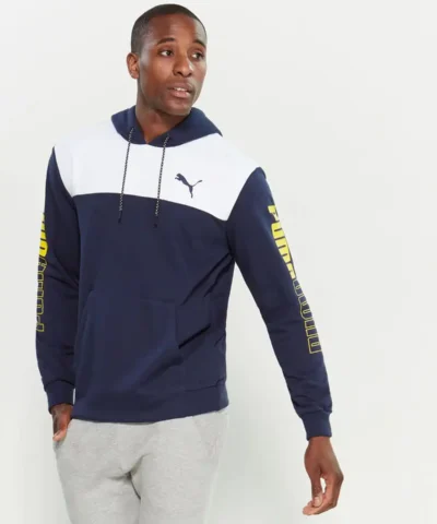 Puma Double Up Logo Color Block Hoodie