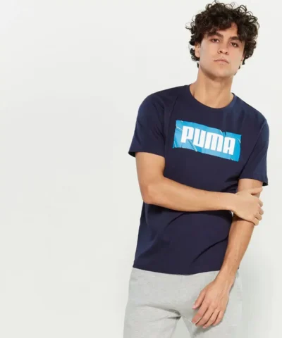Puma Logo Graphic Short Sleeve Tee
