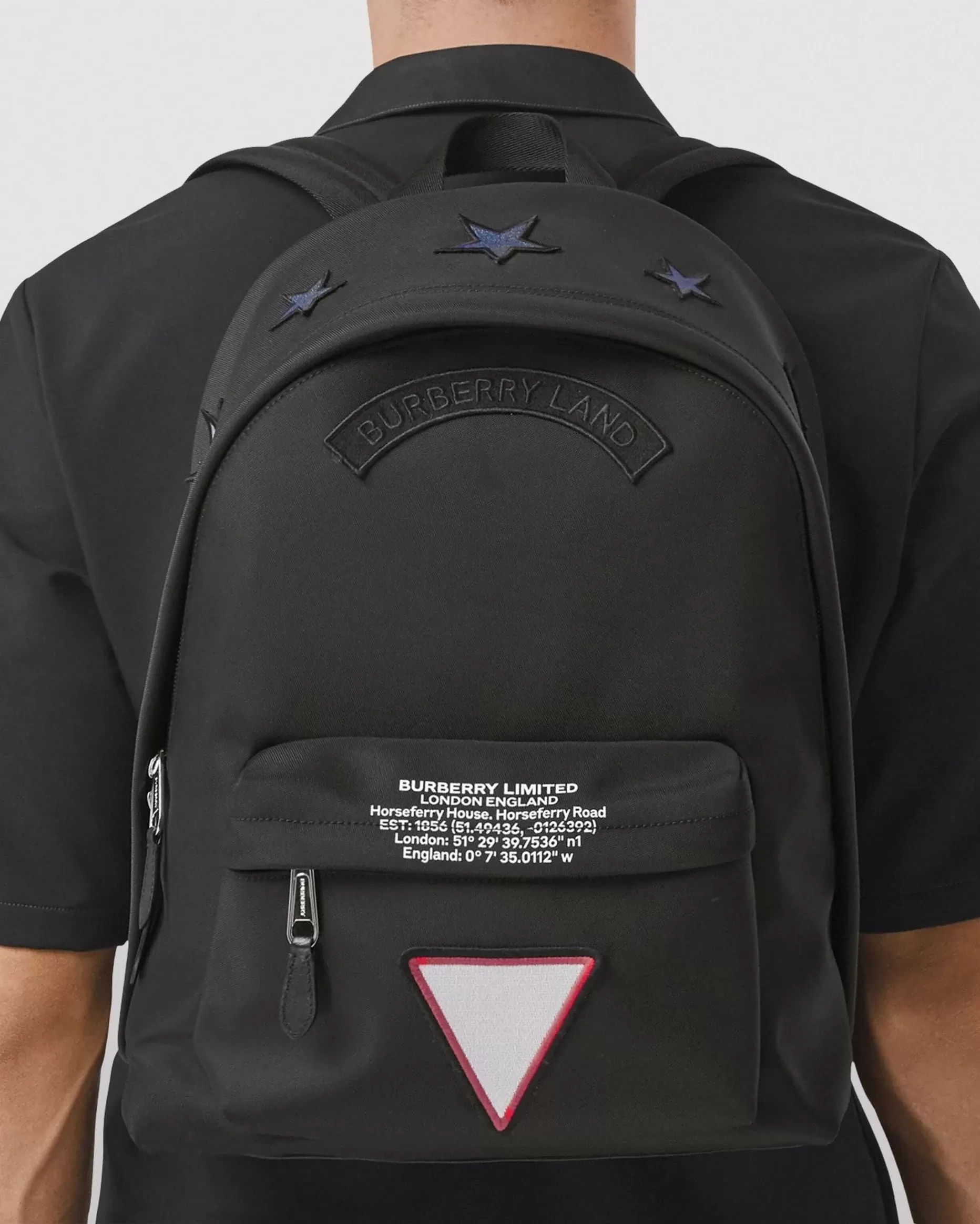 Burberry Badge Appliqué Backpack