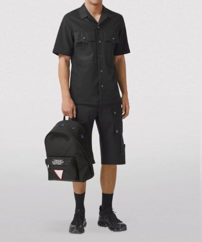 Burberry Badge Appliqué Backpack