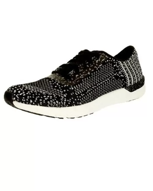 Jessica Simpson Fitt Knit Ankle-High Fabric Walking Shoe, Black