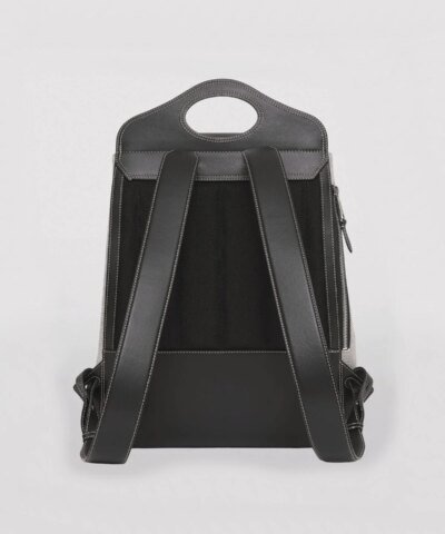 Burberry Horseferry Print Canvas and Leather Pocket Backpack