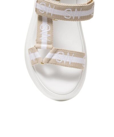 Stuart Weitzman Zoelie Logo Flat Sandals