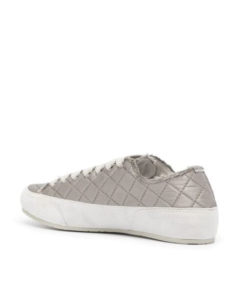 Pedro Garcia Pris 'Trapunto' Satin Sneaker, Ash Satin