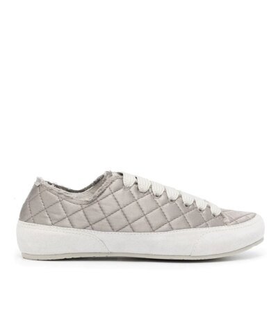 Pedro Garcia Pris 'Trapunto' Satin Sneaker, Ash Satin