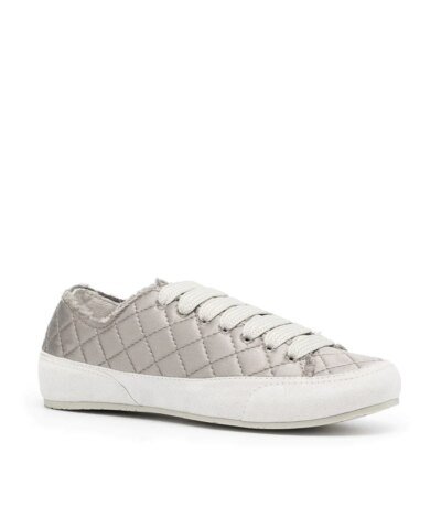 Pedro Garcia Pris 'Trapunto' Satin Sneaker, Ash Satin