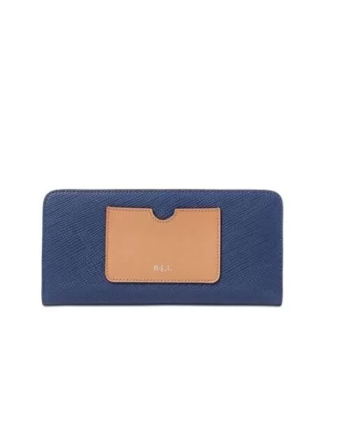 Lauren Ralph Lauren Lindley Snap Continental Leather Wallet