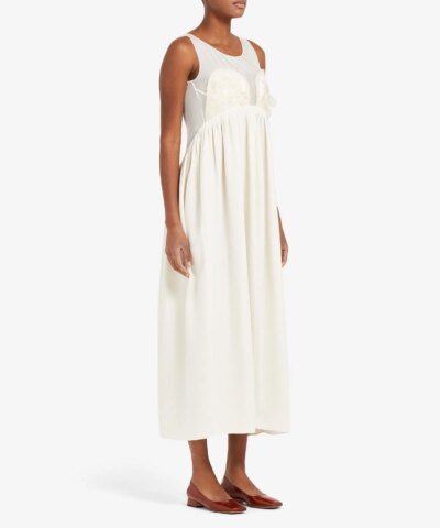 Maison Margiela Tan Square-Toe Ballerina Shoes