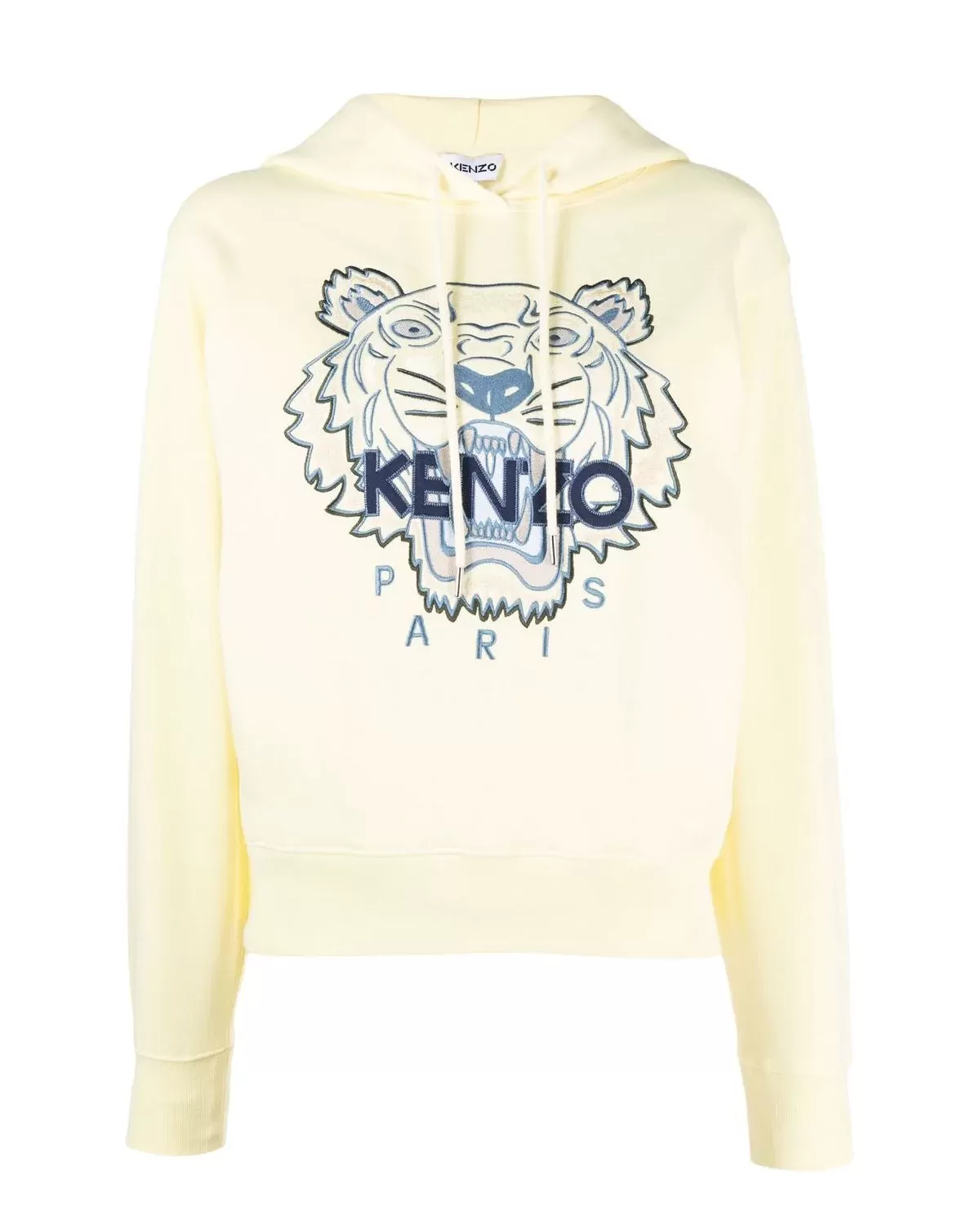 Kenzo Logo-Embroidered Cotton Hoodie