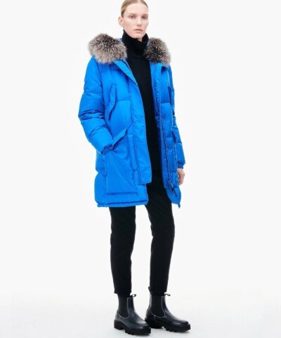 Army By Yves Salomon Doudoune Down Jacket, Blue