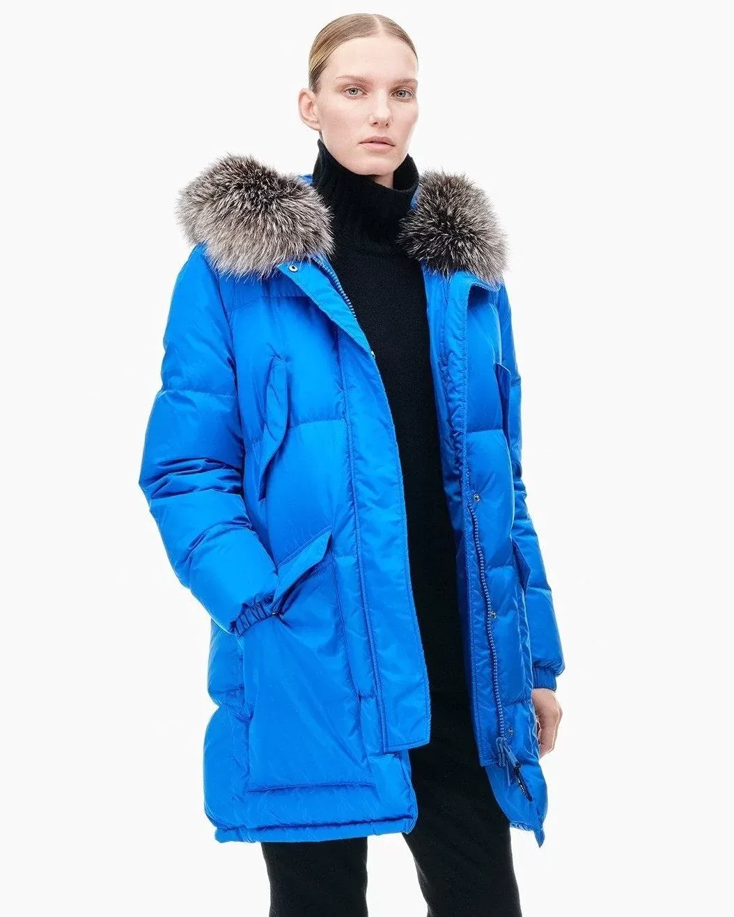 Army By Yves Salomon Doudoune Down Jacket, Blue