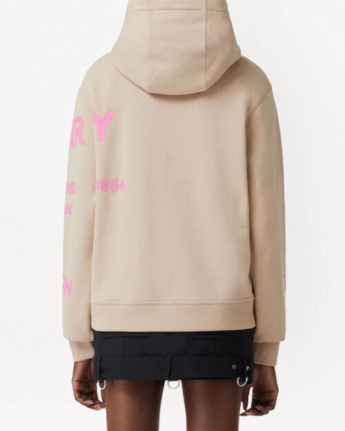 Burberry Women's Horseferry Print Cotton Oversized Hoodie