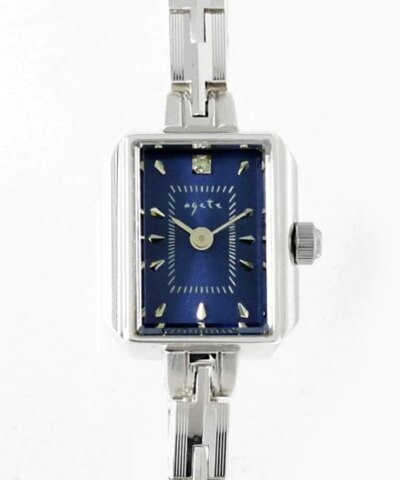 Agete Square Face Jewelry Watch [AGETE 15SV2 Watch]
