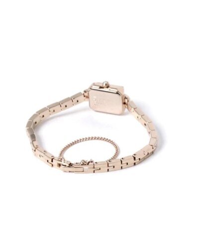 Agete Square Face Jewelry Watch [AGETE 15YG2 Watch]