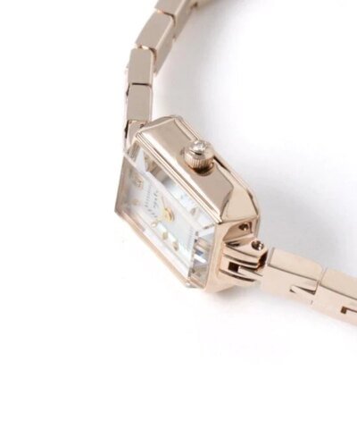 Agete Square Face Jewelry Watch [AGETE 15YG2 Watch]