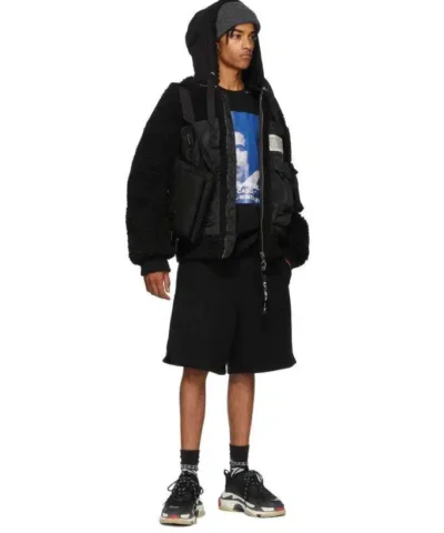 Off-White C/O Virgil Abloh Black Diagonal Bernini Long Sleeve T-Shirt