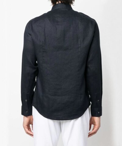 Emporio Armani Linen Long-Sleeve Shirt