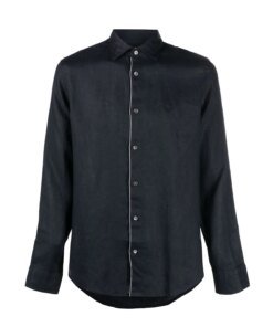 Emporio Armani Linen Long-Sleeve Shirt