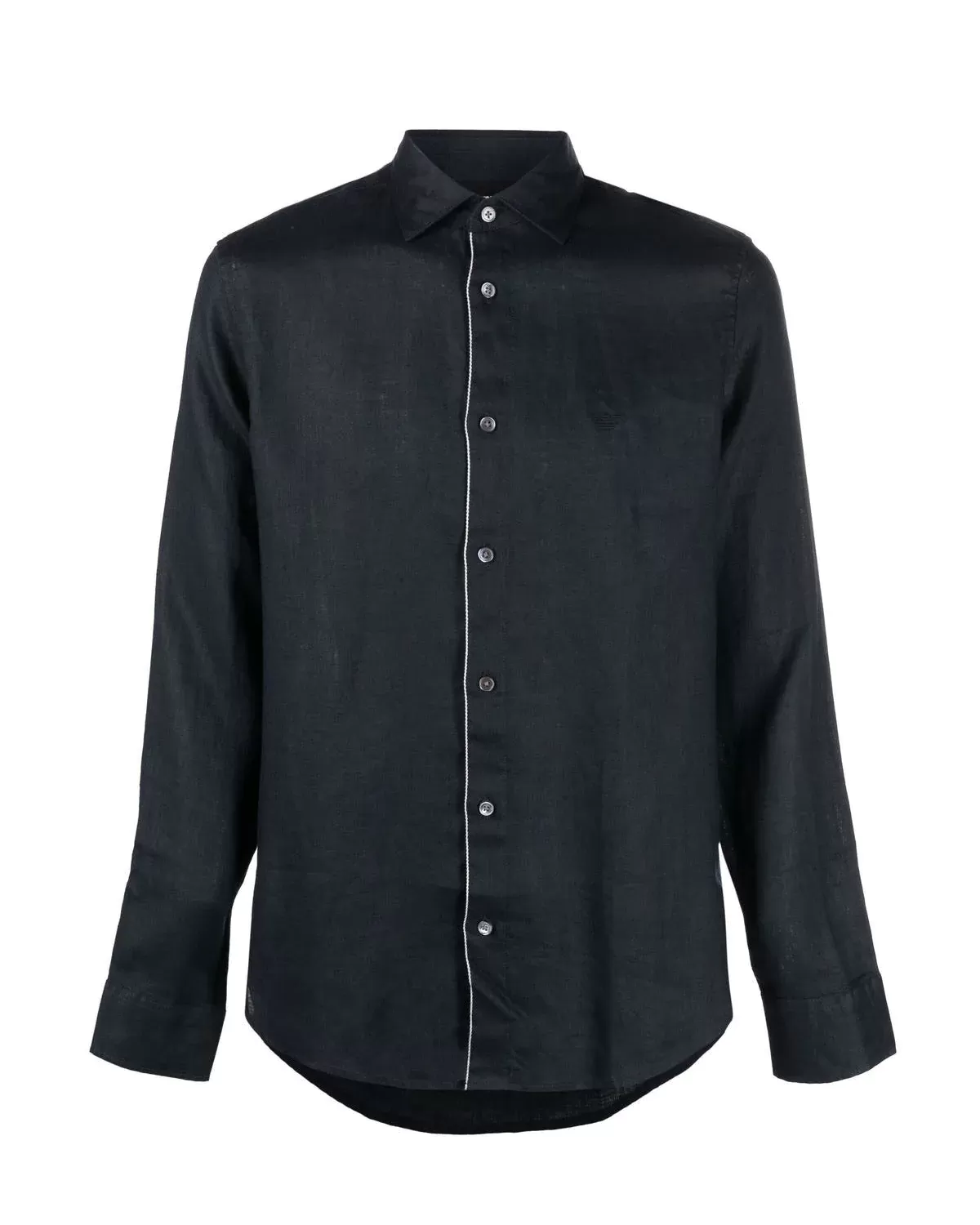 Emporio Armani Linen Long-Sleeve Shirt