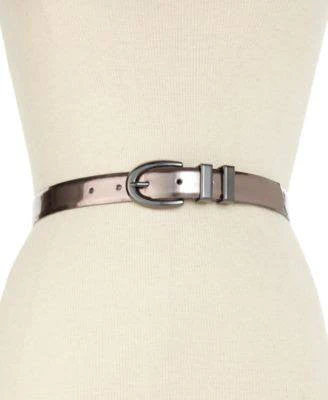 Styleco. Metallic Pant Belt Pewter S - Fashionbarn shop