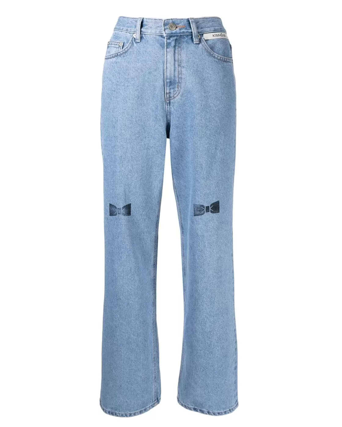 Kimhekim High-Rise Straight-Leg Jeans