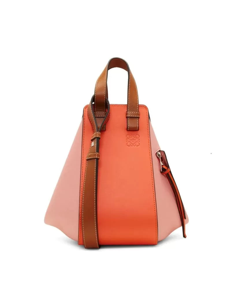 Loewe Hammock Small Bag In Orange and Pink