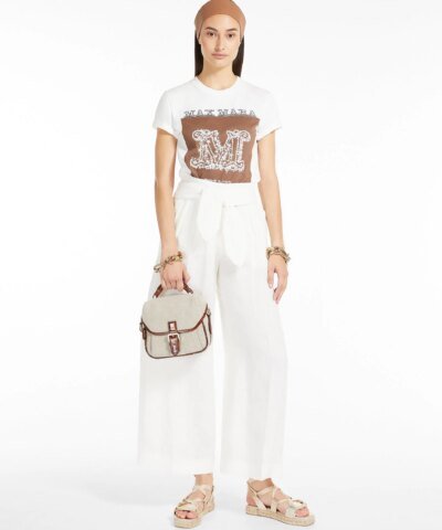 Max Mara Logo Printed Crewneck T-Shirt