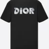 Dior and Daniel Arsham Eroded-Effect 3D Printed Logo T-Shirt