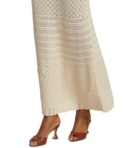 Ba & Sh Jena Cotton Knit Midi-Skirt