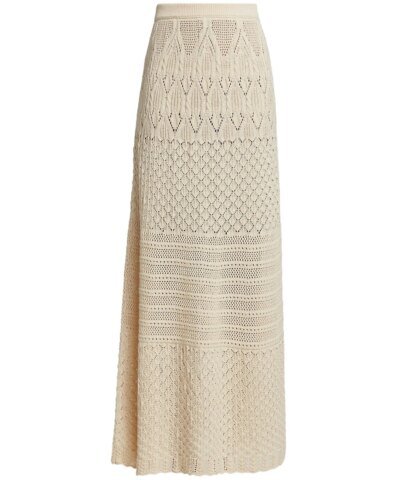 Ba & Sh Jena Cotton Knit Midi-Skirt