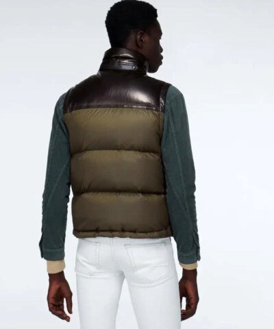 Tom Ford Men's Parachute Colorblock Nylon Down Gilet