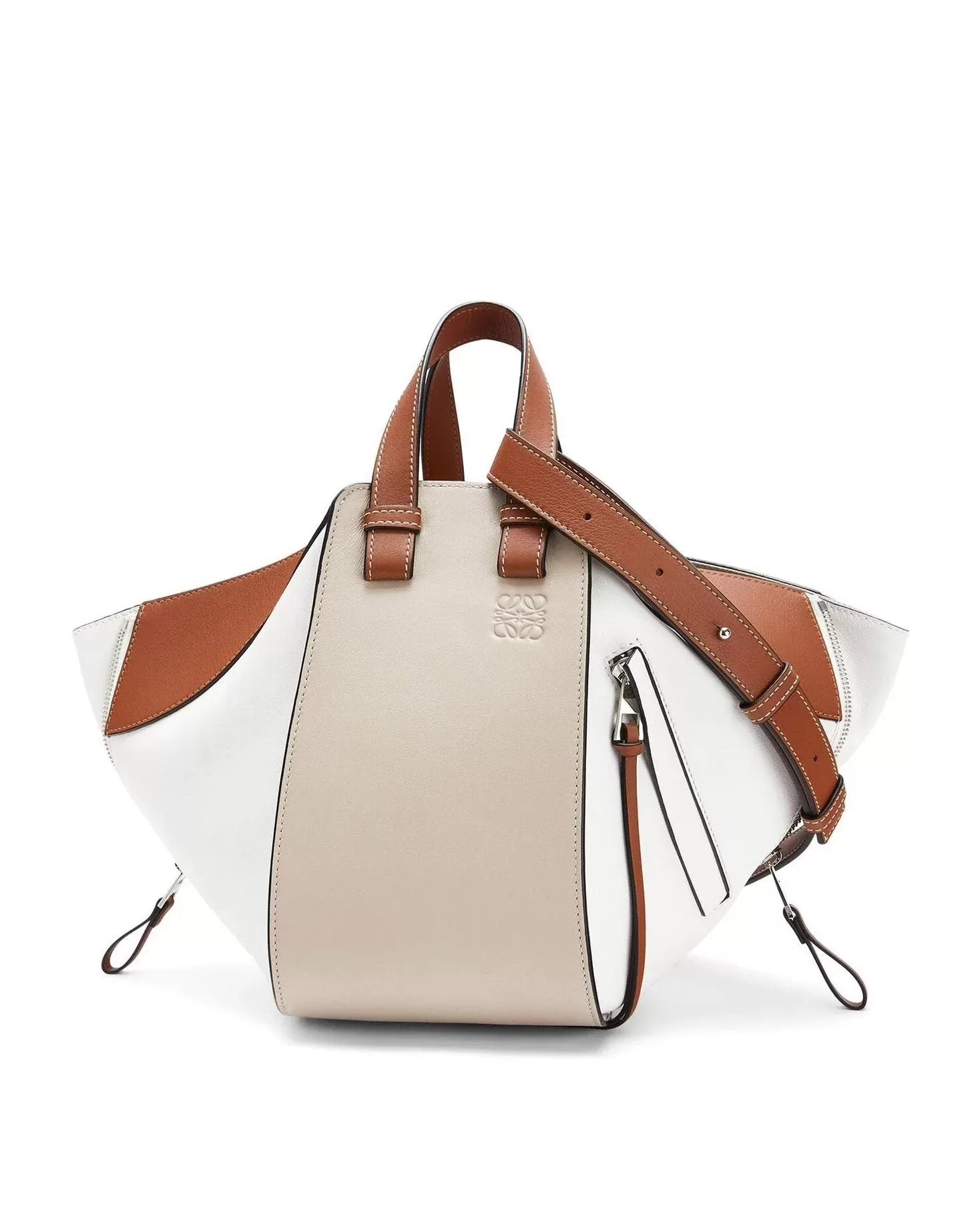 Loewe Hammock Small Bag In Light Oat / Soft White