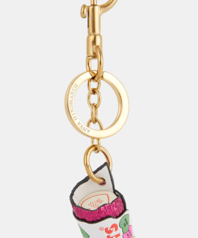 Anya Hindmarch Love Hearts Charm Capra in White