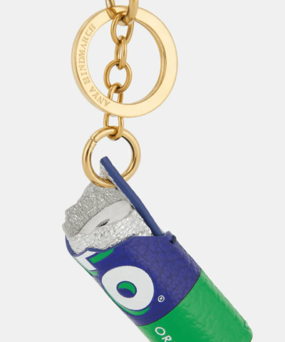 Anya Hindmarch Polo Charm Capra Leather in White