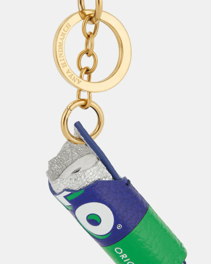 Anya Hindmarch Polo Charm Capra Leather in White