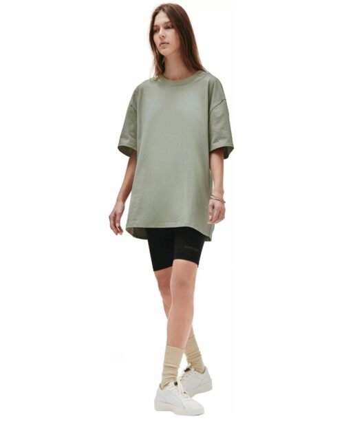 Fear Of God Essentials Summer Back Logo Tee In Amber