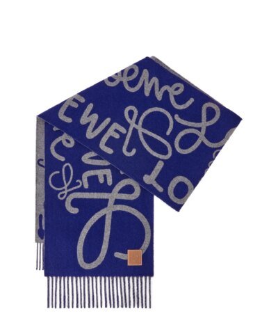 Loewe Scarf In Wool And Cashmere